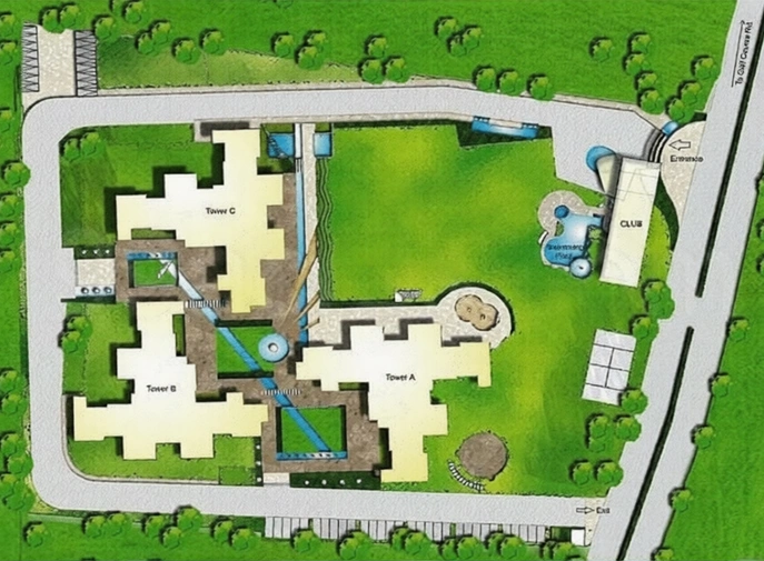 Master Plan of TDI Ourania in Sector 53, Gurgaon - Image 407022