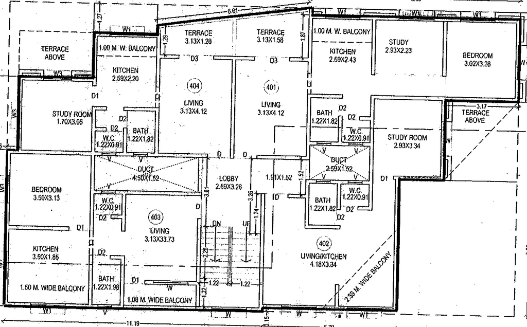 Floor Plan of Suvastu Pratham in Warje, Pune - Image 407121
