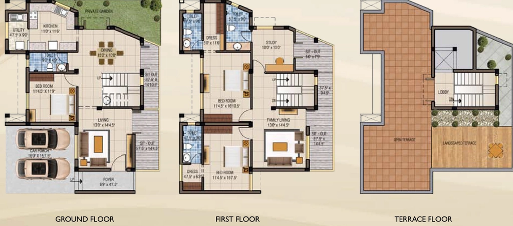 3.5 BHK House/Villa in Mayflower Vista Oceana in Padur, Chennai - Image 919893