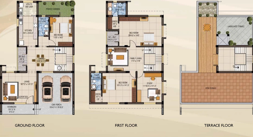 3.5 BHK House/Villa in Mayflower Vista Oceana in Padur, Chennai - Image 919894