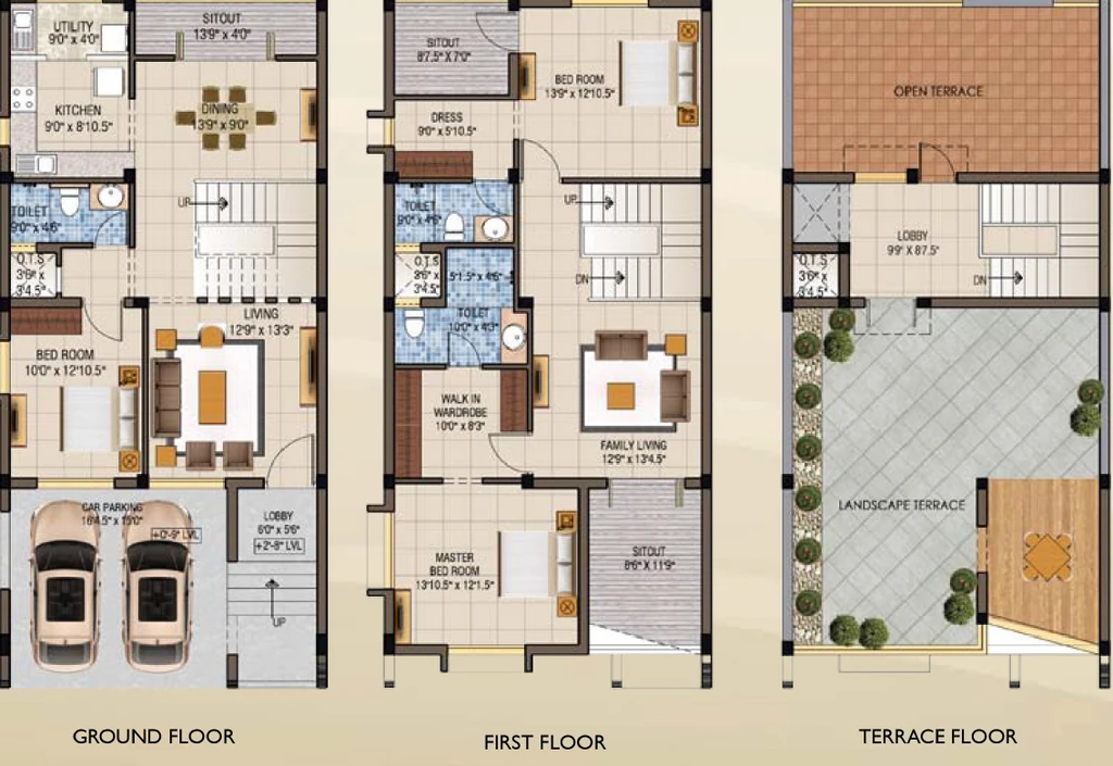 3 BHK House/Villa in Mayflower Vista Oceana in Padur, Chennai - Image 919892
