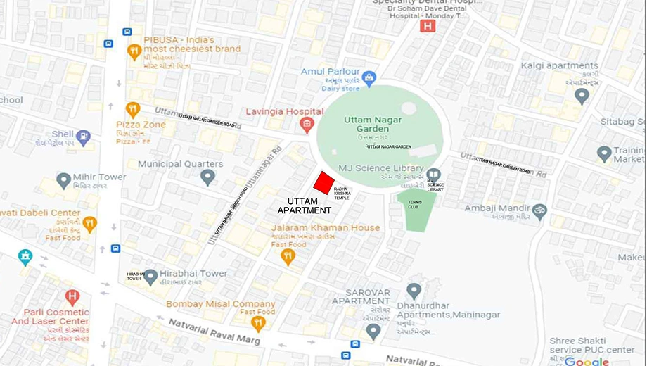 Location of Ambica Uttam Appartment - Image 407139