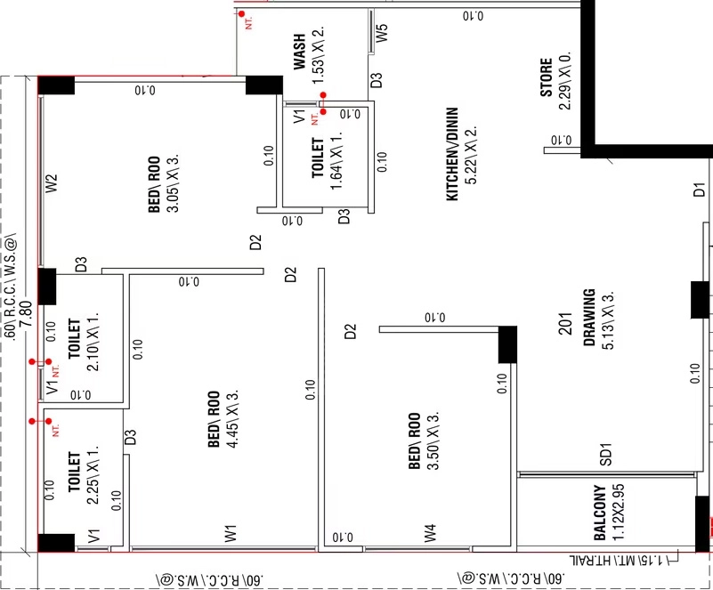 3 BHK Flat in Karma Sundaram Sparsh in Ghuma, Ahmedabad - Image 919898