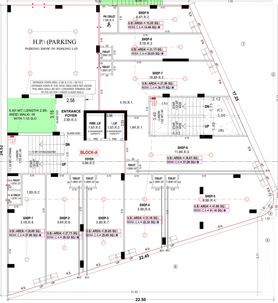 Floor Plan of Commercial Karma Sundaram Sparsh in Ghuma, Ahmedabad - Image 407155