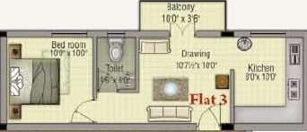 1 BHK Flat in RR Kaliru in Nanjundapuram, Coimbatore - Image 919901