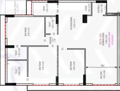 3 BHK Flat in Katira Aaryajeet Surya 3 in Naranpura, Ahmedabad - Image 919912