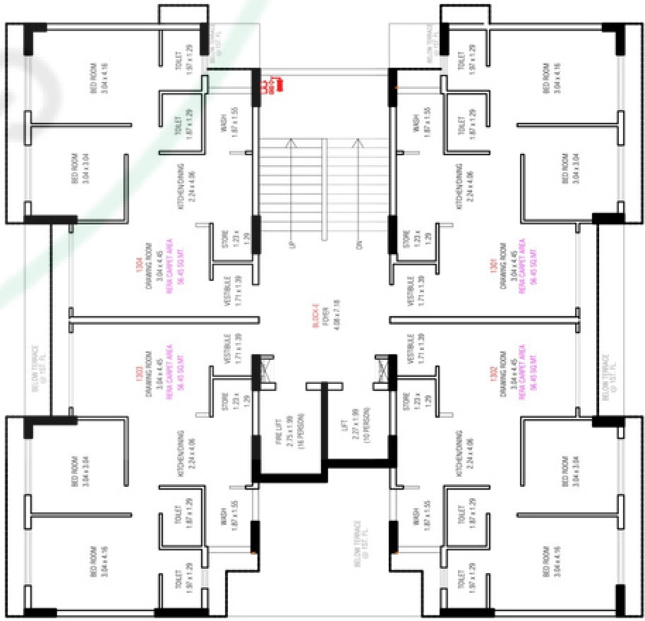 Floor Plan of Katira Aaryajeet Surya 3 in Naranpura, Ahmedabad - Image 407165