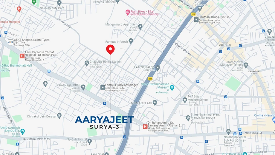 Location of Katira Aaryajeet Surya 3 - Image 407163