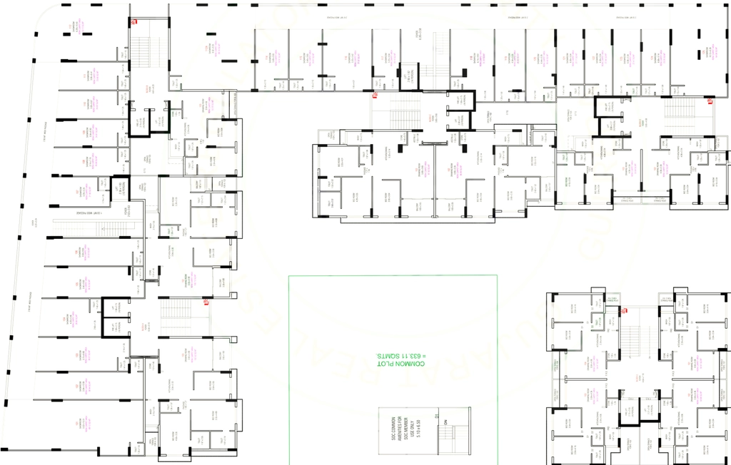 Floor Plan of Commercial Katira Aaryajeet Surya 3 in Naranpura, Ahmedabad - Image 407183