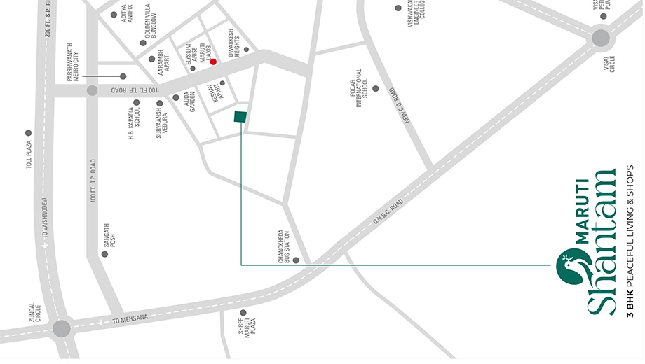 Location of Maruti Shantam - Image 407186