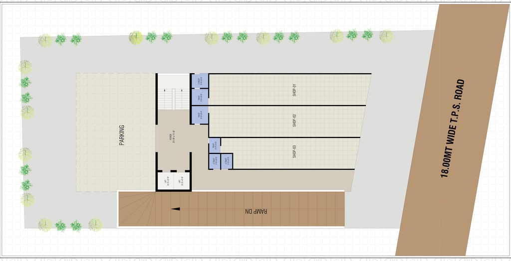 Master Plan of Pratham Prime in Ghuma, Ahmedabad - Image 407206