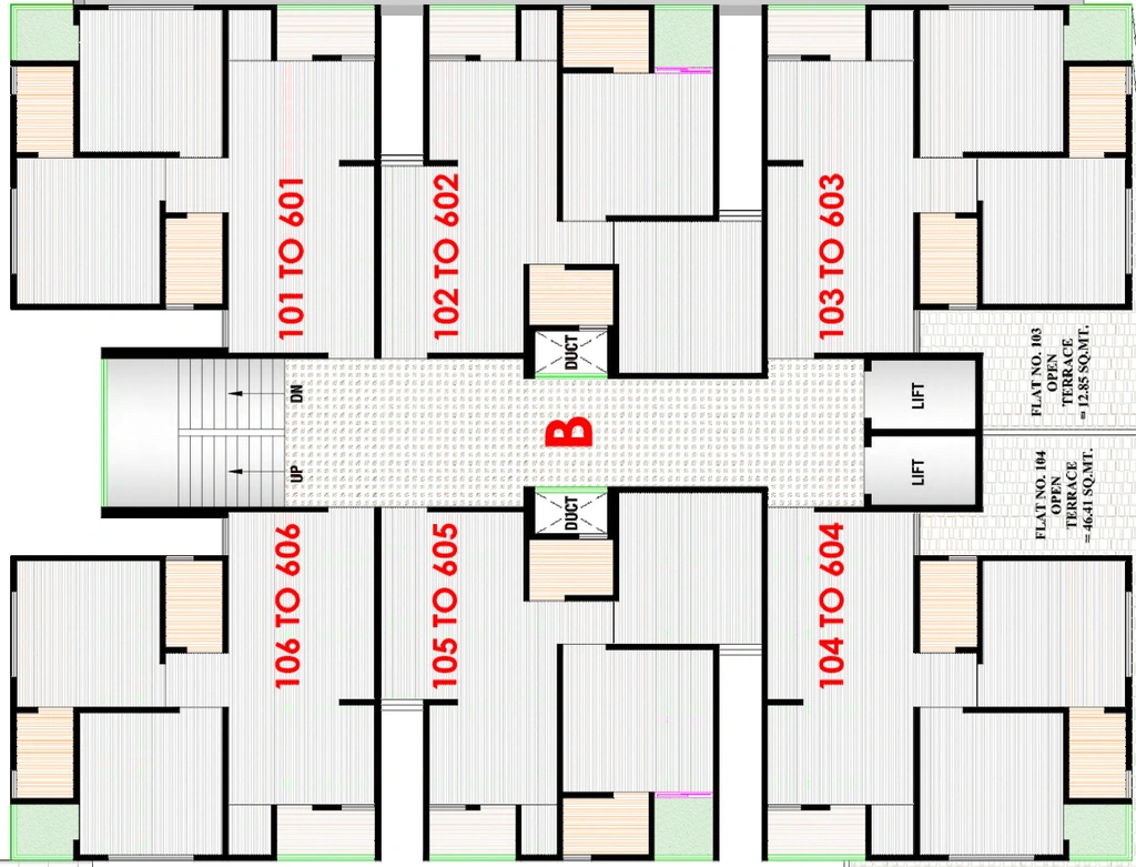 Floor Plan of Shiv Silicon Valley in Vastral, Ahmedabad - Image 407261