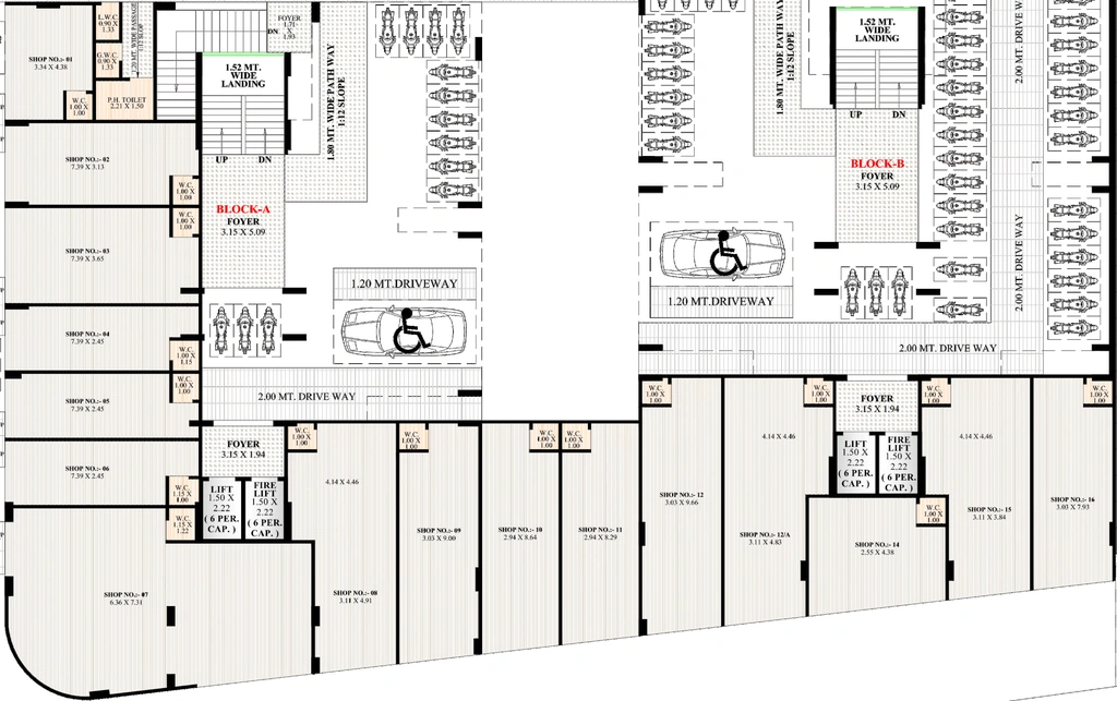 Floor Plan of Commercial Shiv Silicon Valley in Vastral, Ahmedabad - Image 407267