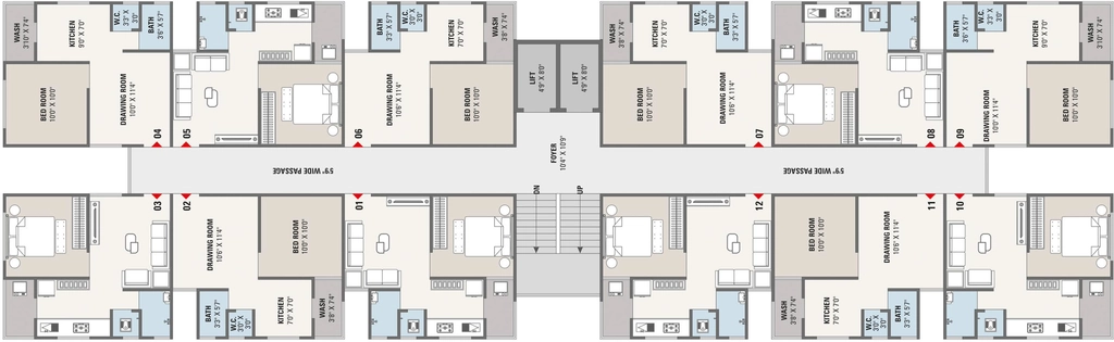 Floor Plan of Shree Shivanta 84 in GIDC Naroda, Ahmedabad - Image 407345