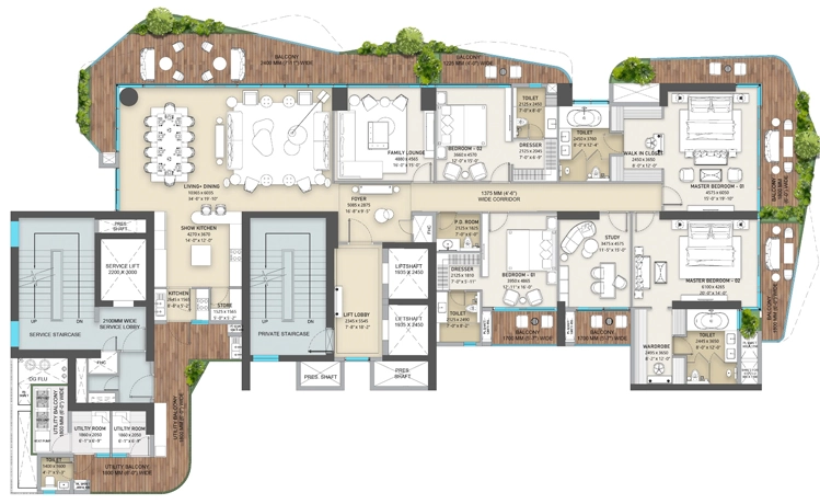 4 BHK Flat in Adani Veris in Gwal Pahari, Gurgaon - Image 919970