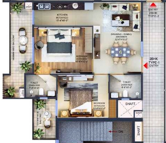 2 BHK Flat in Arttech The Story House in Sector 89A, Gurgaon - Image 919976
