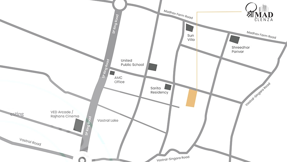 Location of Commercial Shreemad Elenza - Image 407397