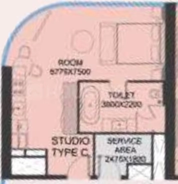 1 RK Flat in Central Park The Selene Tower in Sector 48, Gurgaon - Image 920004