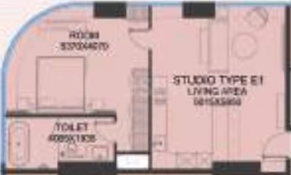 1 RK Flat in Central Park The Selene Tower in Sector 48, Gurgaon - Image 920005