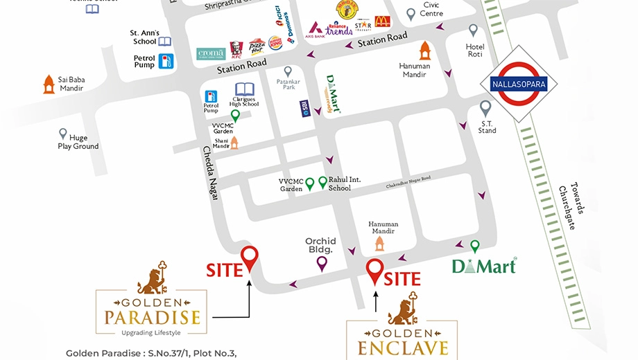 Location of Golden Paradise - Image 407450