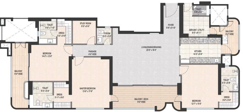 3 BHK Flat in Dalcore the Falcon in Sector 53, Gurgaon - Image 920015