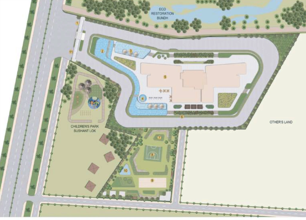 Master Plan of Dalcore the Falcon in Sector 53, Gurgaon - Image 407481