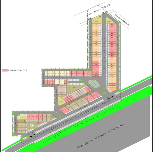 Master Plan of DLF Gardencity Central in Sector 93, Gurgaon - Image 407490