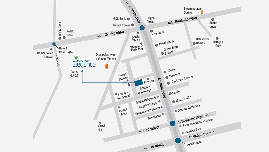Location of Shree Divine Elegance - Image 407503