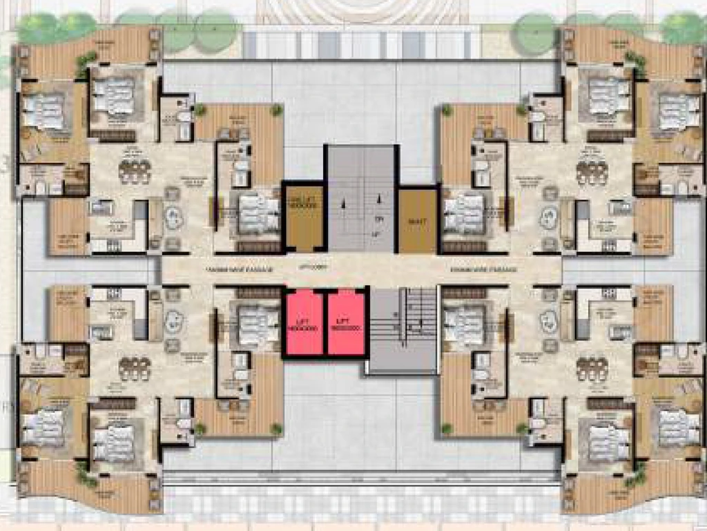 Floor Plan of Lamose Gratitude 84 in Sector 84, Gurgaon - Image 407533