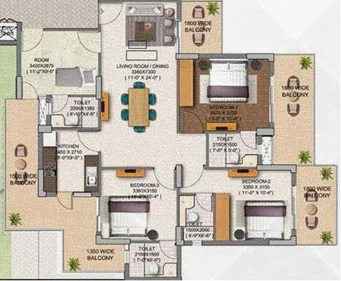 2 BHK Flat in Subh Seggovias in Sector 70A, Gurgaon - Image 920061