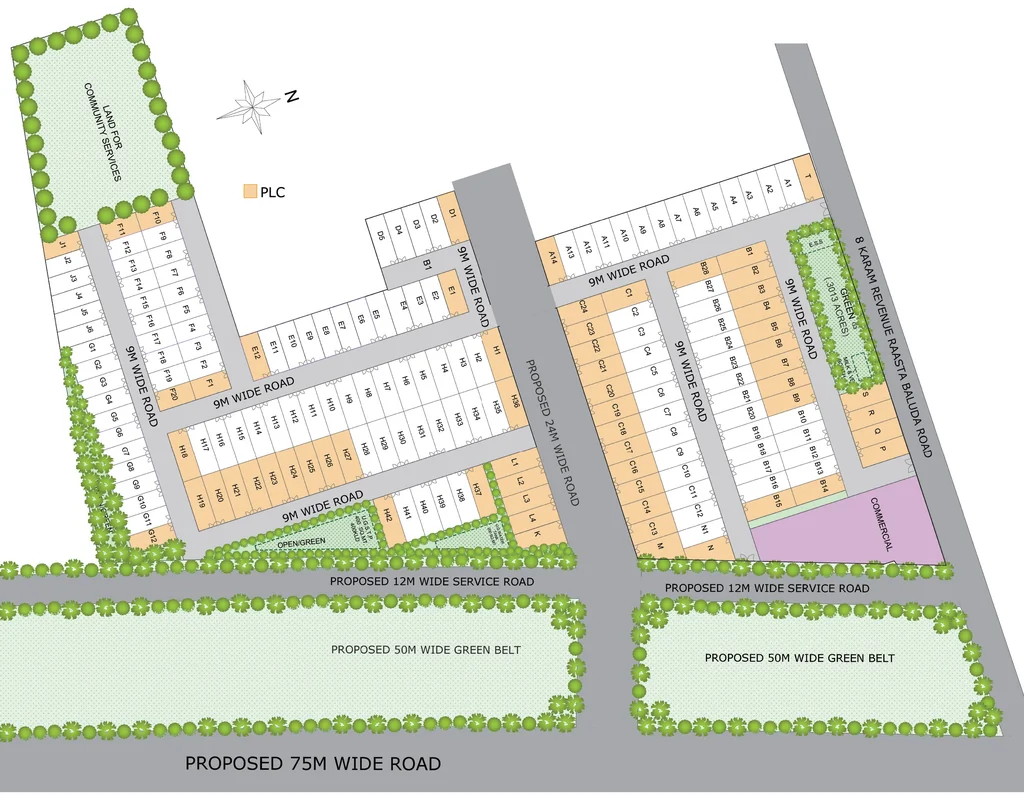 Master Plan of NB Gokulam The Sanctuary in Sohna Road, Gurgaon - Image 407592