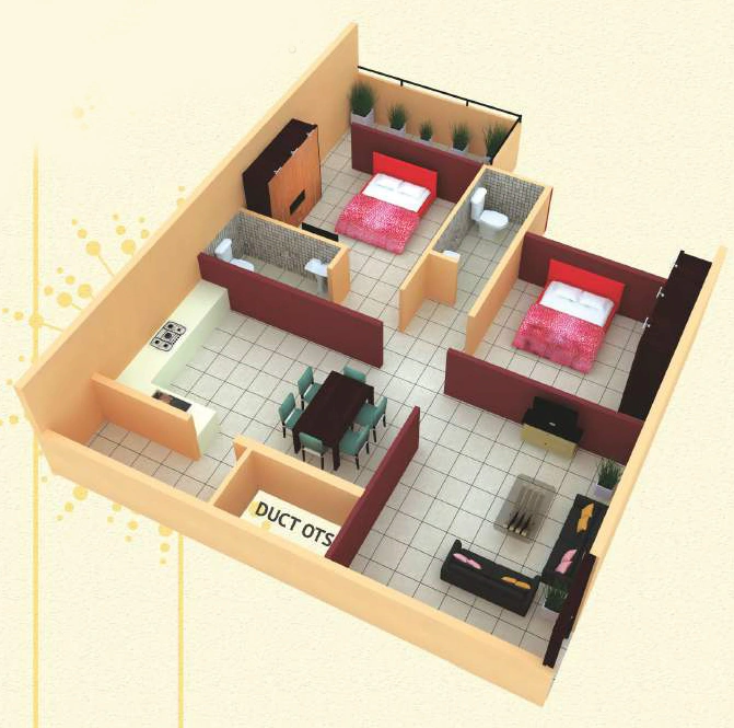2 BHK Flat in Honey Dew in Akshayanagar, Bangalore - Image 920064