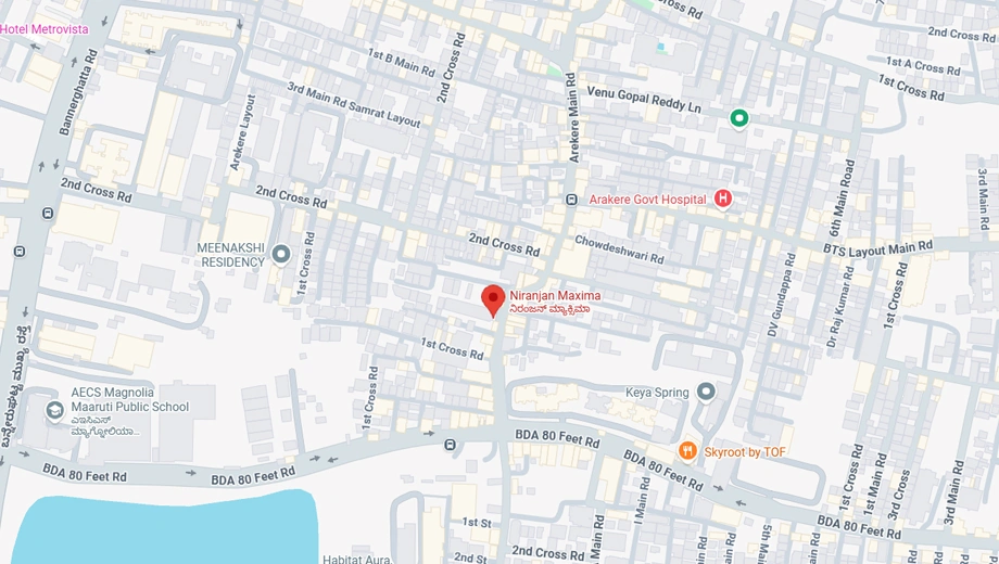 Location of Niranjan Maxima - Image 407617