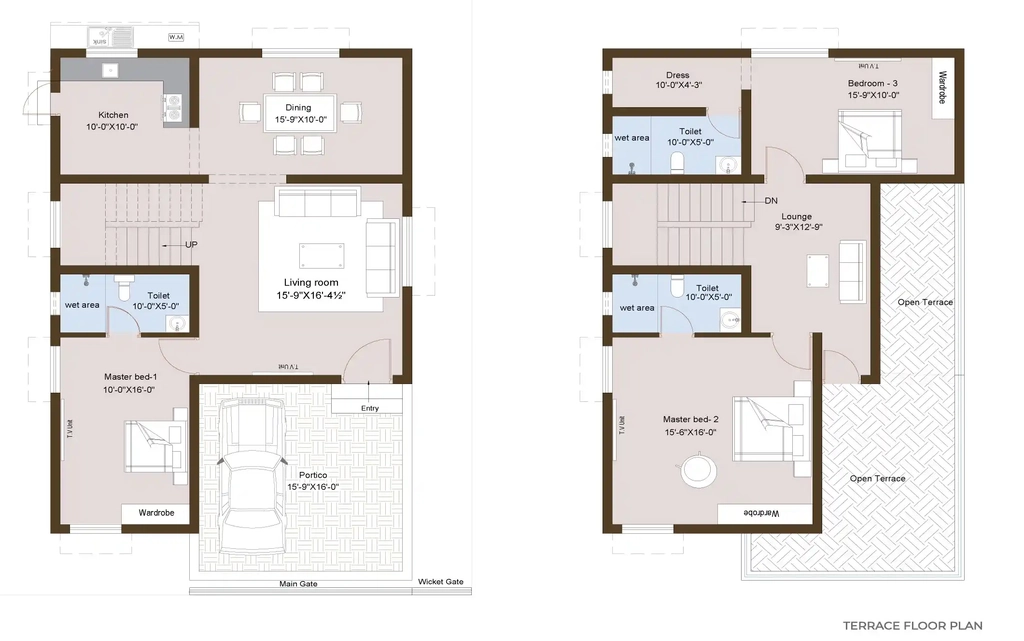 3 BHK House/Villa in Sree Dakshas Nefeli in Kalapatti, Coimbatore - Image 920092