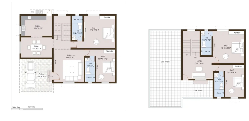4 BHK House/Villa in Sree Dakshas Nefeli in Kalapatti, Coimbatore - Image 920094