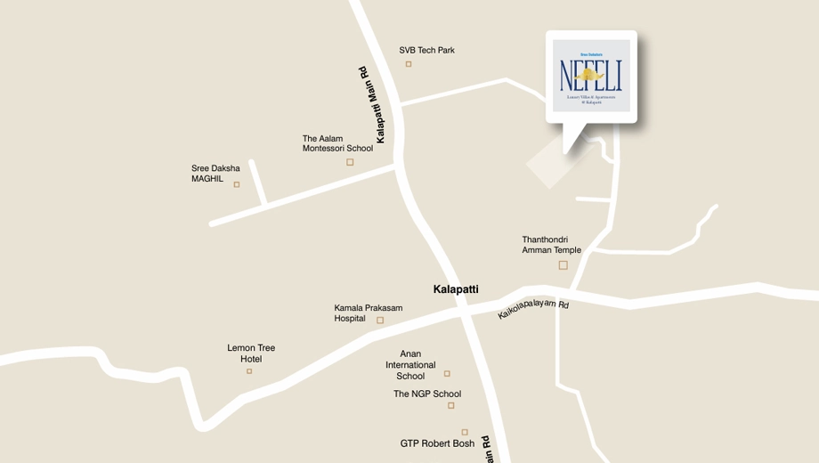 Location of Sree Dakshas Nefeli - Image 407663