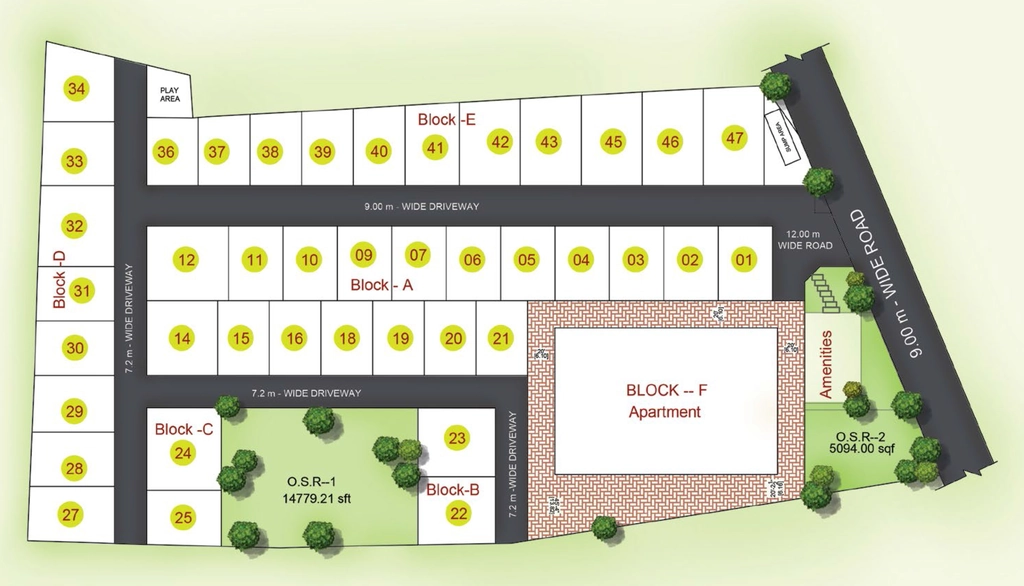 Master Plan of Sree Dakshas Nefeli in Kalapatti, Coimbatore - Image 407664