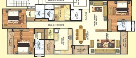 3 BHK Flat in JKD Pearl Landmark in Bapu Nagar, Jaipur - Image 920135