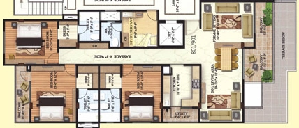 3 BHK Flat in JKD Pearl Landmark in Bapu Nagar, Jaipur - Image 920136
