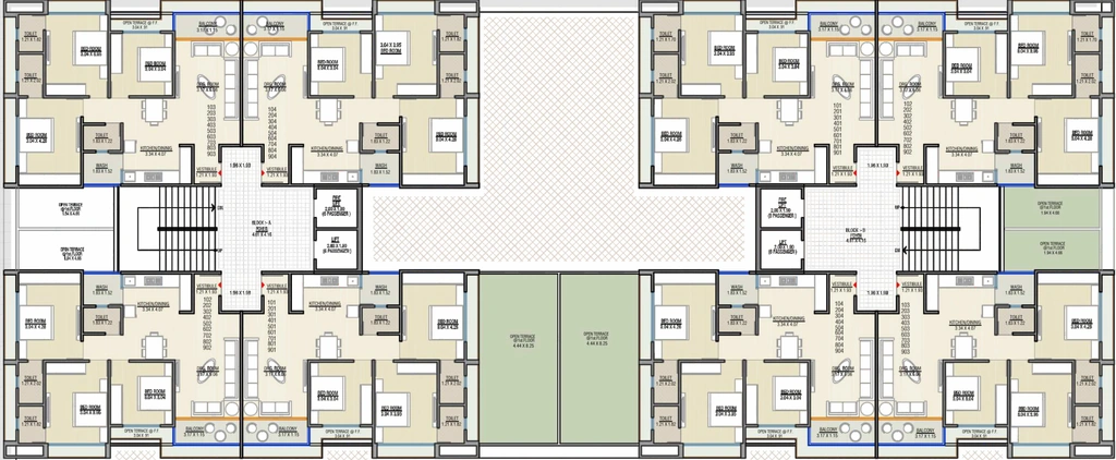 Floor Plan of Atulya Shilpgram Skyleaf in Bilasiya, Ahmedabad - Image 407707