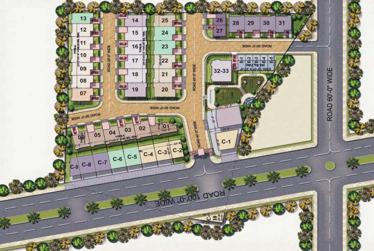 Master Plan of Okay Plus Ananta in Jaisinghpura, Jaipur - Image 407751