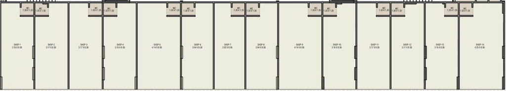 Floor Plan of Commercial Atulya Shilpgram Skyleaf in Bilasiya, Ahmedabad - Image 407712