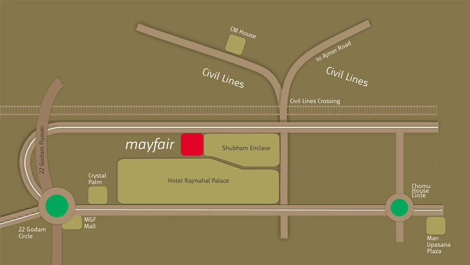 Location of Platinum Upasana Mayfair - Image 407726