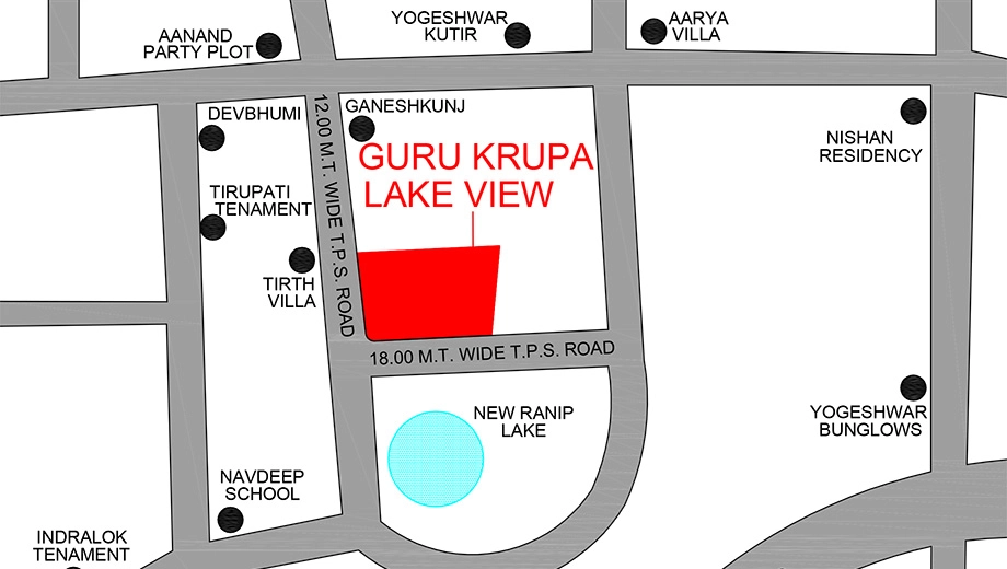 Location of Deval Gurukrupa Lakeview - Image 407728
