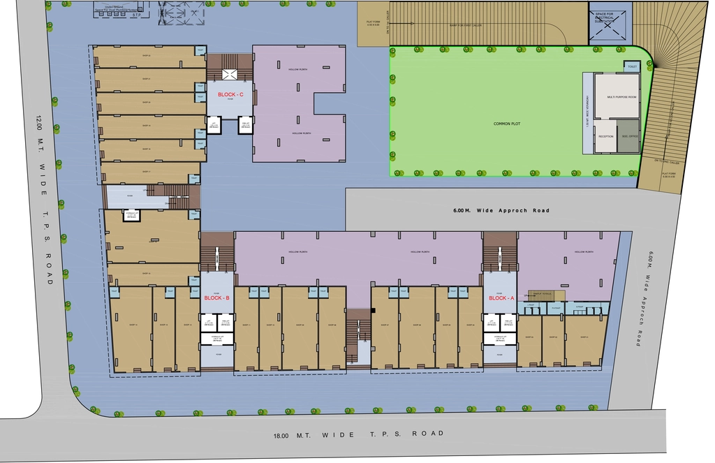 Master Plan of Deval Gurukrupa Lakeview in New Ranip, Ahmedabad - Image 407729