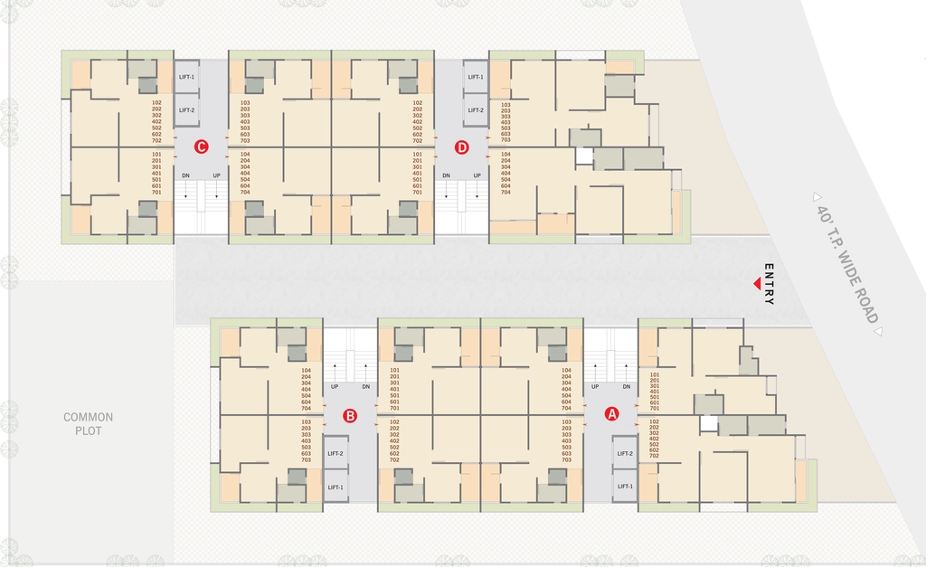 Master Plan of Kalp Gajanan Hill 2 in Vatva, Ahmedabad - Image 407782