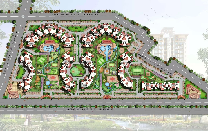 Master Plan of NBCC Amrapali Sapphire in Sector 45, Noida - Image 407815