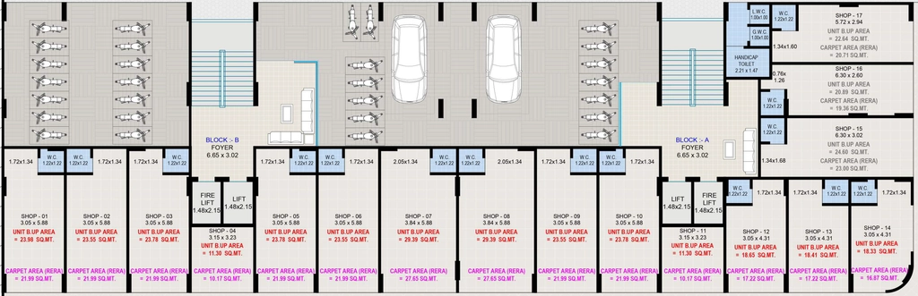 Floor Plan of Commercial Orchid Madhav Sureel in Odhav, Ahmedabad - Image 407828