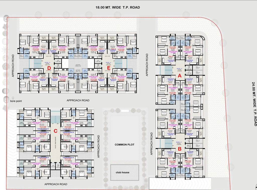 Master Plan of Commercial Orchid Madhav Sureel in Odhav, Ahmedabad - Image 407826