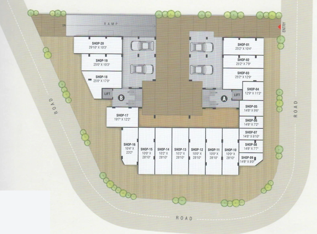 Master Plan of Darshan Mansi Enclave in Bopal, Ahmedabad - Image 407852